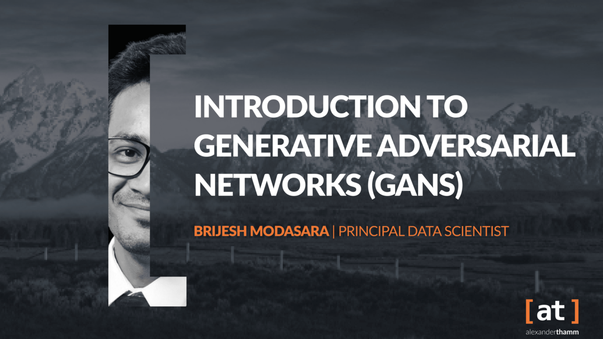 Einführung in GANs, Tech Deep Dive, Alexander Thamm GmbH