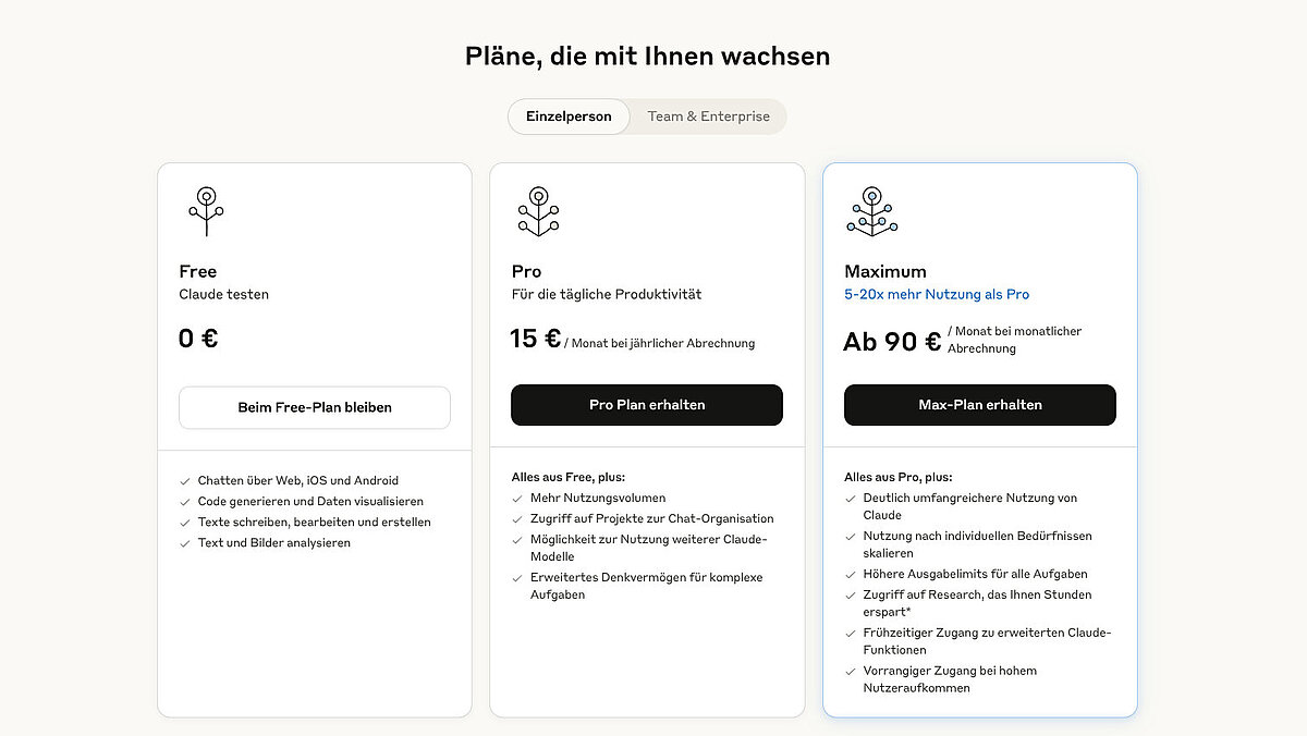 Preise Claude Preise