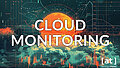 Cloud Monitoring, eine Formation aus Wolken und der Sonne mit vorgelagerten Graphen und Wetterverläufen