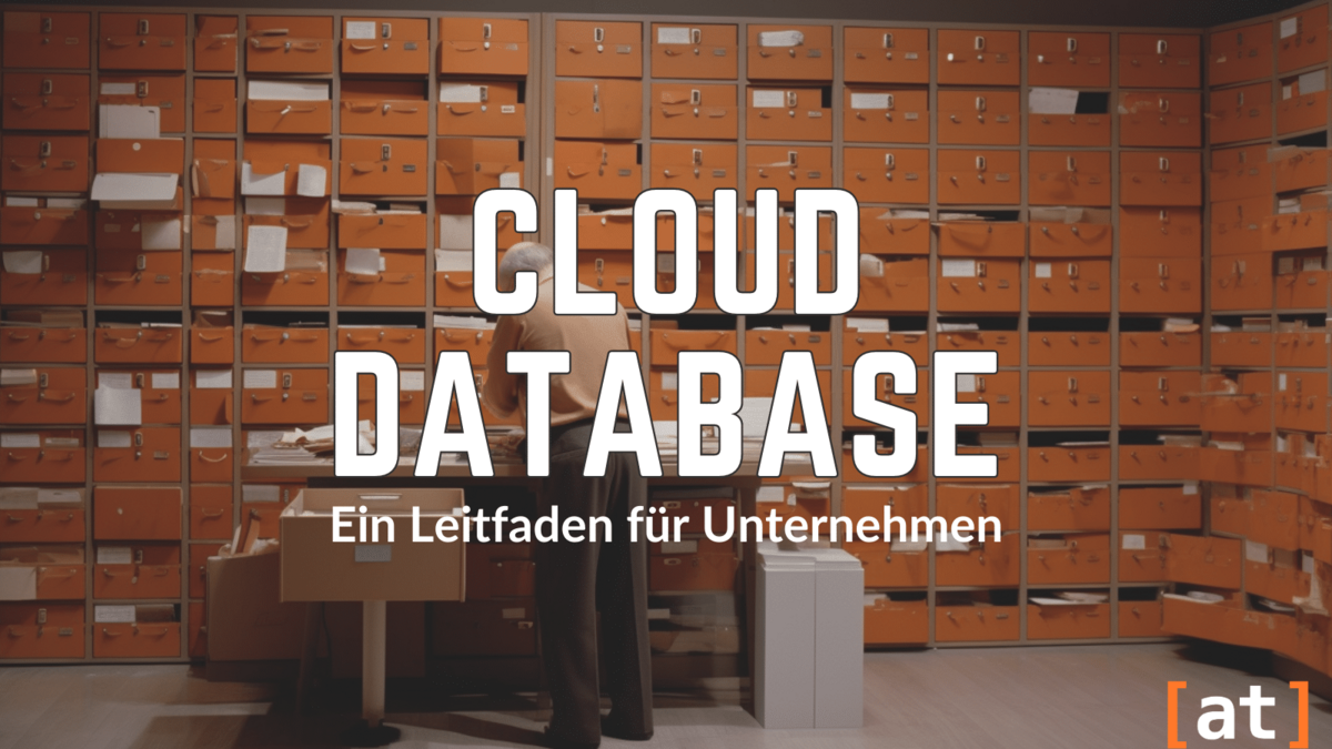 Cloud Database - Ein Leitfaden für Unternehmen, Blog Alexander Thamm GmbH, eine Person, die Akten in ein Archiv sortiert