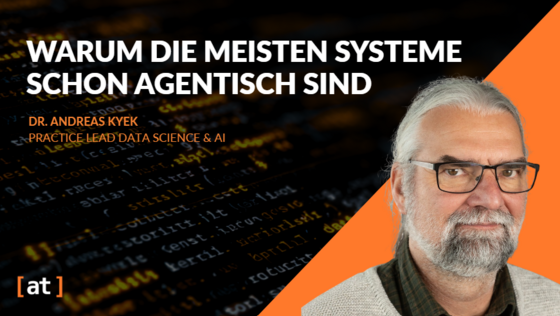 Warum die meisten Systeme schon agentisch sind, hero image, Alexander Thamm [at]