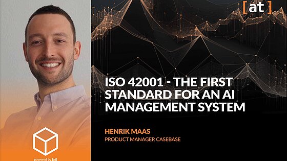 ISO/IEC 42001: The First Standard for an AI Management System ISO/IEC 42001: The First Standard for an AI Management System, Henrik Maas