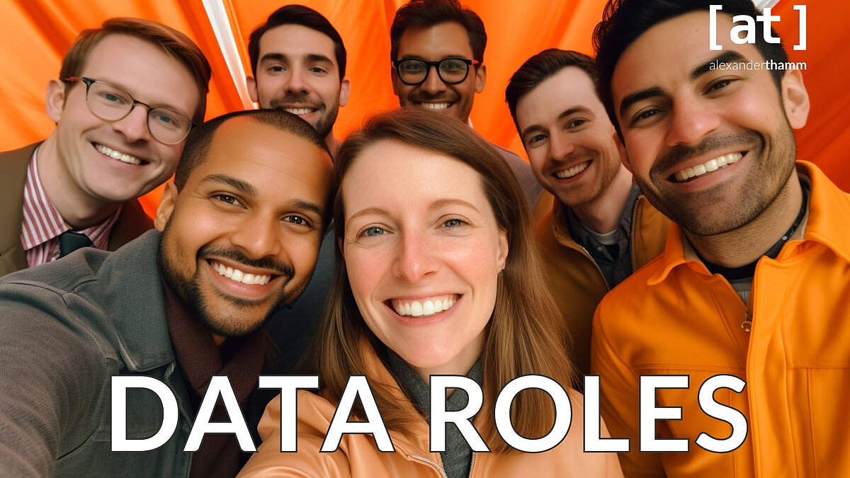 Data Roles Data Roles und Data Skills, ein Selfie eines Data-Teams