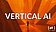 Vertical AI, a vertical structure in front of a ballerina in an orange-colored (HEX #FF792B) mesh dress, shuttered --ar 16:9 --v 6.0