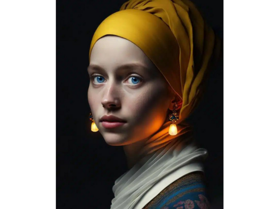 Julian van Dieken, "Girl with Glowing Earrings", Mauritshuis, Den Haag