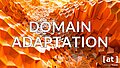 Domain Adaptation, eine orangefarbene Wabenstruktur in Wellen und Tälern