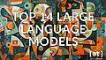 Top 14 LLMs in Business, eine kubistische Collage von Sprache