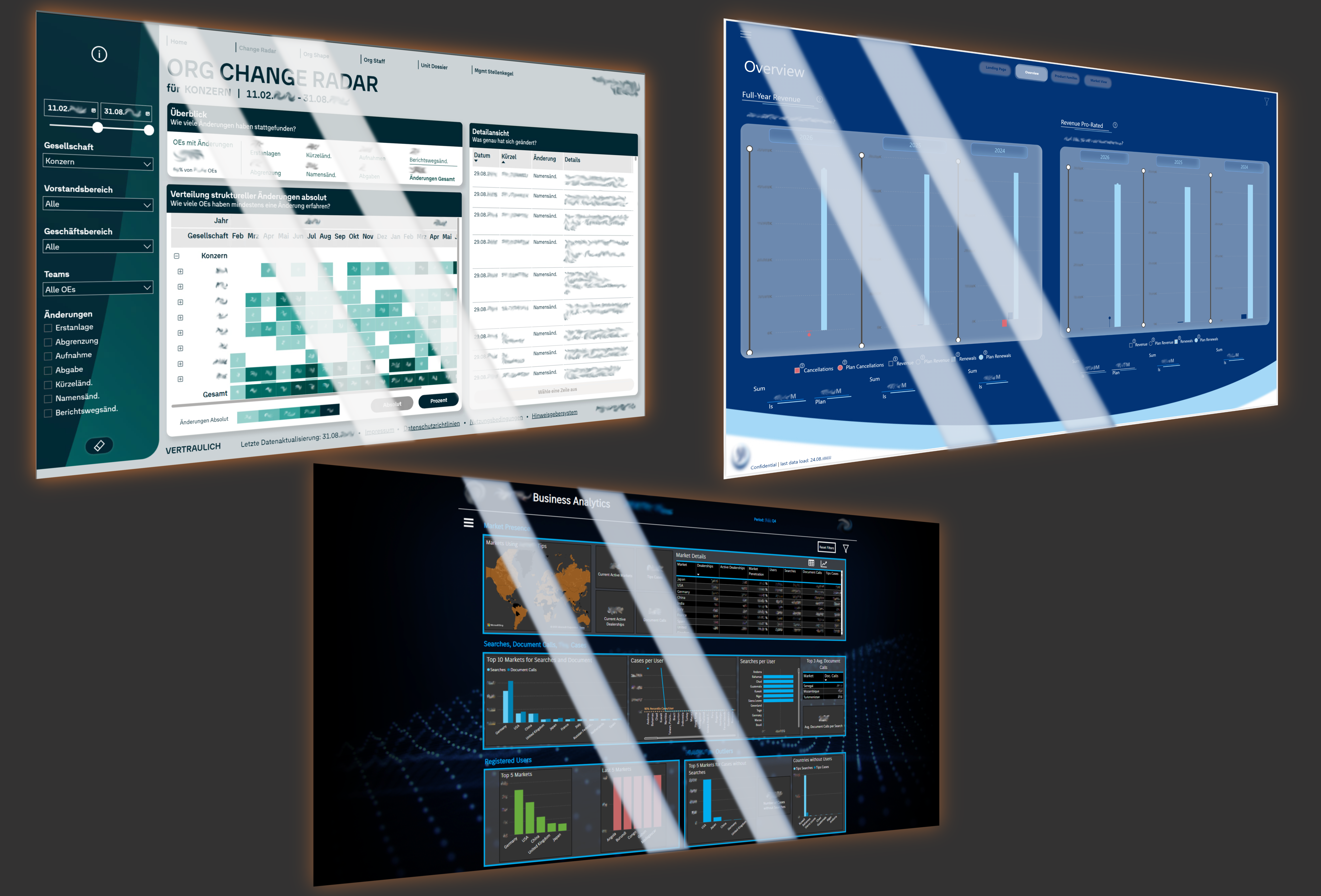 Drei Beispiele für Schnittstellen nach der Neudefinition von „clean“ (entworfen und implementiert von Alexander Thamm [at])