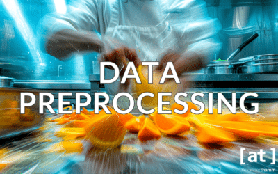Data preprocessing, oranges are prepared for processing by a chef