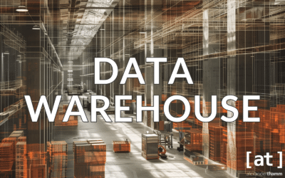 Data warehouse, a large warehouse filled with numerous boxes