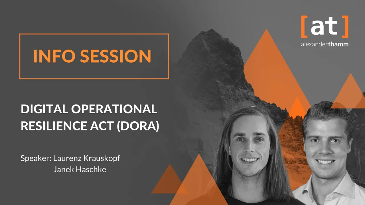 DORA - Info Session, YouTube Thumbnail