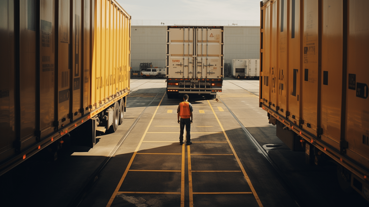 Forecasting im Supply-Chain-Management, ein Zulieferungsbereich auf einem Logistikhof