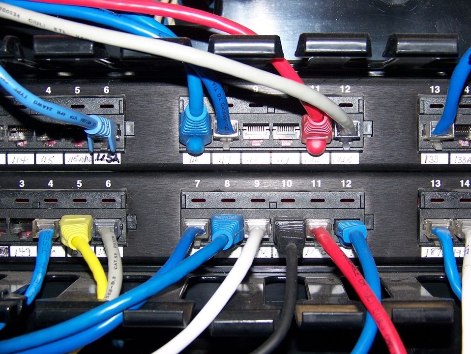 front of switches