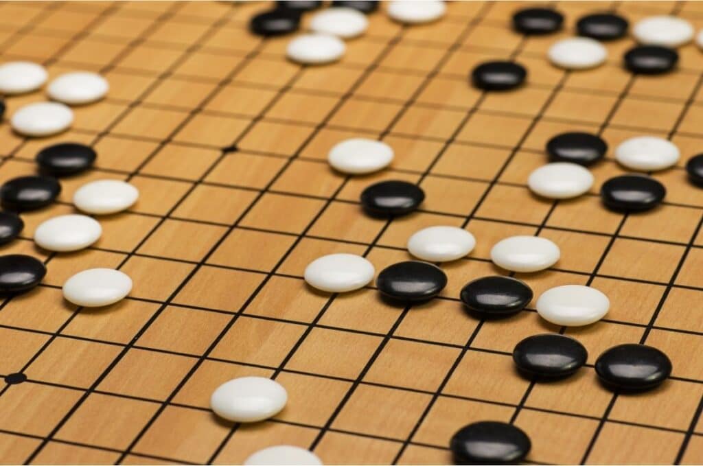 AlphaGo - 19x19 goban for the board game Go