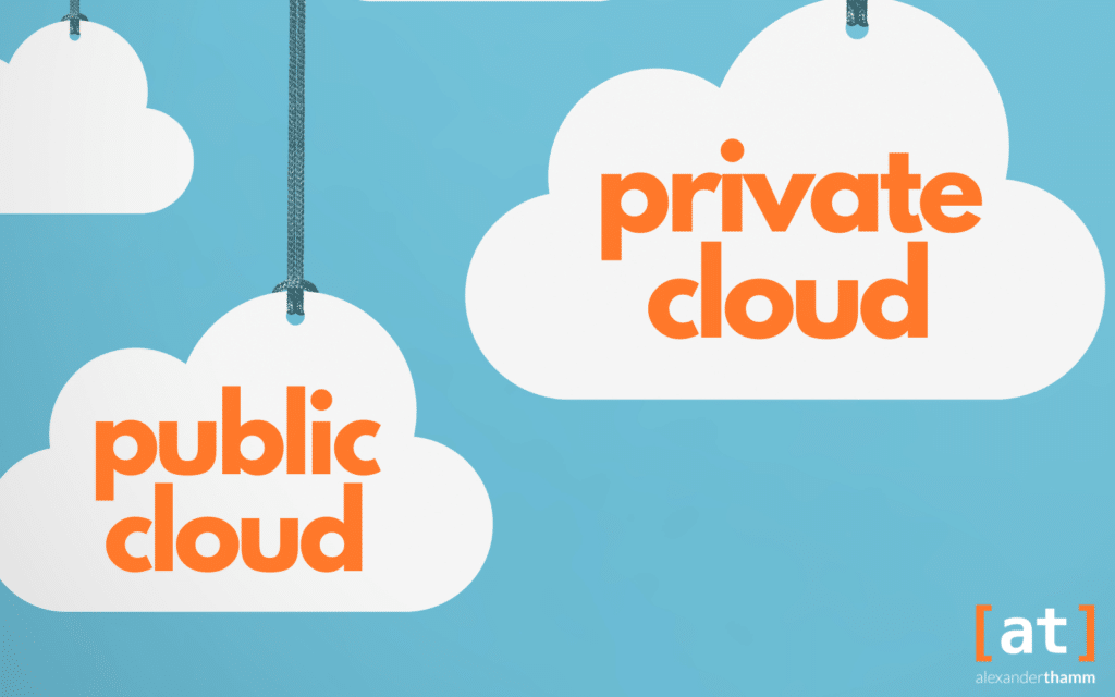 Public vs. private cloud - advantages, disadvantages, differences and use cases for companies