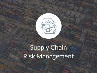 supply chain ristk management