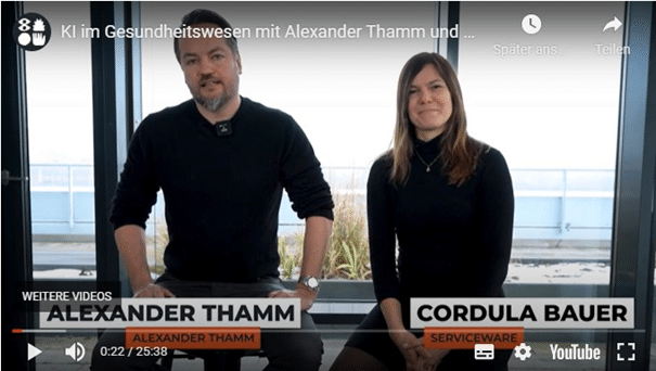 Alexander Thamm como invitado en el podcast 48 forward Podcast The Future Vol 2 sobre el tema de la IA en la asistencia sanitaria.